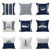 Cuscino moderno e semplice fodera in cotone e lino con motivi geometrici ancoraggio balena cuscini decorativi per la casa per divano auto/decorativi