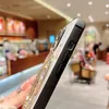 高級蝶ミラー携帯電話ケース Iphone 13 14 プラスプロマックス Apple 12 11 プレミアムデザイン電話バックカバー携帯電話スタンドラインストーンガールノンスリップ小売