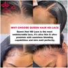 Closures Real Invisible HD Lace Closure Brazilian Virgin Raw Hair Body Wave Natural Color 6x6 5x5 4x4 Top Quality Human Hair Queen Hair Pro
