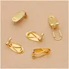Other Taidian Sier Fingernail Earring Post For Native Women Beadswork Jewelry Finding Making 50 Pieces/Lot 328 Q2 Drop Delivery Find Dhqqk