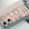 Blue Sofa Shape Jewelry Box Beautiful Case Fashion Jewelry Store Showcase Holder Organizer