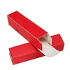Confezione regalo 2x2x8,5 cm Confezione di rossetto per matrimonio Scatola di carta Scatole Kraft colorate 100 pezzi / lotto1