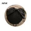 Stingy Brim Hats Nzuk Vintage Wedding Hats Bow Women Net Bridal Hats Wedding Accessorie Brides Fascinator Sinamay Wedding Birdcage Veil 230306