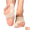 Toe Tepectors Tavşan Ayağı Tedavi Çoraplarının Büyük Orthosis İyon Düzeltilmesi Sile Hallux Valgus Cihaz Destek Ayırma Bakımı Damlası Del Dhwgq