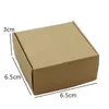 Opakowanie na prezenty 100pcs 65*65*30 mm papierowy ślub pudełko prezentowe pudełko kraft papierowe cukierki