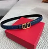 Womens Designer Belts Fashion Genuine Leather Belt Luxury Waistband Cintura Ceinture For Men Thin Gold Red Buckle V Waistbands Width 2.5cm