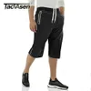 Herren Shorts TACVASEN Sommer 34 Shorts Männer Schnell Trocknend Unter Knie Gym Workout Laufen Sport Wandern Shorts 34 Hosen Outdoor Männer 230303