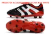 top di calcio classici predator acceleratore di energia elettrica precisione mania fg beckham db zidane zz 1998 uomini scarpe da calcio tacchetti l stivali 3945