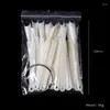 False Nails 50pcs/set Fan Shaped Nail Art Pointed Fake Polish Gel Color Practice Display Showing Card Stick Bar Manicure Tool