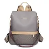 Backpack Oxford Women's de grande capacidade Antitheft Woman's Bag 2023 Trend Travel S For Women 230306