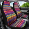 Car Seat Covers Colorful Mexican Southwestern Style Pattern Boho Ethni Pack Of 2 Universal Front Protective Cover