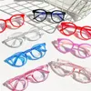 Okulary przeciwsłoneczne ramy mody dzieci szklanki optyczne Dzieci bezpieczne okulary zwykłe lustro silikonowe anty-blue lekkie gogle okulary okrągłe gl gl
