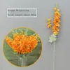 Decorative Flowers 5Pc Artificial Flocking Delphinium Silk Flower Wedding Decor Arrangement El Home Fake Pography Props