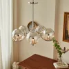 Europeisk stil hängslampor vardagsrum ledde takbelysning modern matsal sovrum studie dekor lampa magisk bön glas boll e27