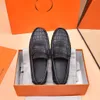 Brand Name Mens Loafers Dress Shoes Italy Cow Leather Sheepskin Casual Driving Wedding Shoe With Orignal Box Size 38-46