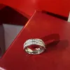 Bague de créateur de luxe Bagues pour hommes Bagues pour femmes Diamant Design Mode Style classique Anniversaire Mariage Belle