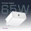 65W PD QC4.0 3.0 شاحن سريع للكمبيوتر USB Type-C Quick Charge Adapter Adapter Adapter Adapter