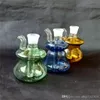 Narghilè Colore piccolo narghilè bong in vetro accessori Tubi di fumo colorati mini multi-colori Tubi a mano Best Spoon glas