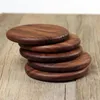Table Mats ZL 1 Pcs Durable Walnut Wood Coasters Placemats Decor Square Round Heat Resistant Drink Mat Home Tea Coffee Cup Pad