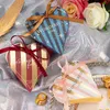 Gift Wrap 20PCS Heart Shape Flowers Boxes Romantic Packing Paper Box For Women Gift Basket Portable Bags Gift Wrapping Paper candy box 230306