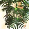 Dekorativa blommor kransar 68-95 cm stor konstgjord tropisk palmträd sällsynta falska växter inomhus silkblad gren el kontor vardagsrum hem