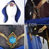 Anime Costumes Game Genshin Impact Layla Sumeru Cryo Cosplay Comes Layla Full Set Headwear Dress Stockings Wig for Anime Cosplay Comic Cn Z0301