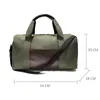 Duffel Bags Canvas Simple Travel Luggage Handbags Solid Durable Shoulder Crossbody Weekend Carry Organizer For Men Women