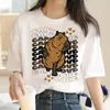 Erkek Tişörtleri Capybara Tişört Üst Tees Erkek Estetik Komik Anime Günlük Beyaz Gömlek Çift Giysileri