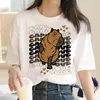 Camisetas masculinas Capybara tshirt top tees machos estéticos engraçados anime casual camisa branca casal roupas