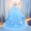 Dolls 50cm Fashion Beautiful Sweet Wedding Dress Princess Jointed Action Figure Party Costume Set Girls Gifts Toys 230303