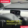 Accessoires pour véhicules électriques Modèle Y 3 Tableau de bord intelligent Instrument LCD Affichage d'informations numériques pour Tesla Modely / Model3 Dhoue