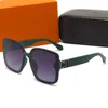 Occhiali da sole di lusso Designer Designer Womens Beach Sun Glasses DE Soleil Uv400 pollici Lence 5 Colori Disponibile di alta qualità 6108 con scatola