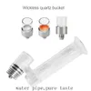 Longmada Motar II Wax Heater Replaceable of Quartz Bucket Heating Chamber Element Glass Attachment Filter Mouthpiece Flat Heating Base For Box Mod