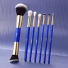 Ferramentas de maquiagem Brush Beili Brush 7pcs Bruscos de maquiagem Definir extremidade dupla 2 em 1 Fundação Powder Shushadow Ferramentas de maquiagem Brush Brushes cosméticos para Trave 230306