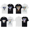 T-shirt da uomo Plus Tees Casablanca firmata abbigliamento camicia casual paesaggio graffiti camicia abbigliamento di lusso street manica corta grande T-shirt