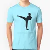 Herren-T-Shirts, Kampfsport-T-Shirts, reine Baumwolle, O-Ausschnitt-Shirt, Herren, Karate, Sport, Mma, Muay Thai, gemischt