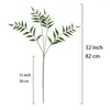 Decoratieve bloemen kunstmatige planten 32 "lange tak eucalytus groene takken nep struiken plastic groen huis kantoor decor