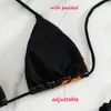 Women's Swimwear Micro Bikini Set Women Bandage Swimsuit 2023 Bikinis Low Waist Thong Triangle Backless Bathing Suits 230306