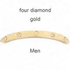 Bracelet Designer Jewelry Bracelets Designer Fomen Women Chand Vis Gold Bracelets Bangles 4CZ pour femmes pour hommes GIF183D