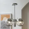 Europeisk stil hängslampor vardagsrum ledde takbelysning modern matsal sovrum studie dekor lampa magisk bön glas boll e27