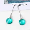 Boucles d'oreilles à tige ER-01049 2023 dans les bijoux de Noël plaqué argent femmes rondes Drop 1 Dollar Items Thanksgiving Gift