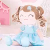 Plush dockor Gloveleya Baby Girl Gifts Fyled Toys Curls Princess Doll Toy Kids Gift Toddler 230303