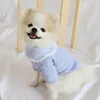 テディ・ブル・ポメラニアのシュナウザー・プードルのための犬アパレルレースペットシャツ小さな服