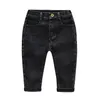 Jeans Kids Boys Knitt Troushers Jeans Spring Summer Summer Autumn High Quality Casual Crianças Crianças Jeans de menino de menino 3-8 anos 230306