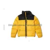 Herrjackor 2023 Mens Jacket Hooded Autumn and Winter Style för män Kvinnor Windbreaker Coat Långärmar Fashion med dragkedjor Lette Dh78x