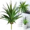 Flores decorativas Gift Micro Landscape Office El Decoração de Planta de Planta De Parede Suculenta Artificial Gladiolus Bonsai Faux Aloe