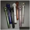 Smoking Pipes Thick Glass Oil Burner With 10Cm Colorf Water Pipe Mixed Sale Bubbler Drop Delivery Home Garden Household Sundries Acce Dhmah