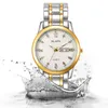 Нарученные часы бренд женские часы водонепроницаемые часы мужчины между золотым бизнесом корейская приливная пара мод