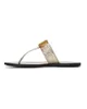 Moda Sandálias de couro de couro de moda Momens preto de 10 mm de couro marmont sandals unissex praia causal chinelos de tamanho euro 35-46