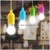 Party Favor Color Changing LED PL Cord Light Home Impment Hängande lampor MTI Colorf BB Kids Tält Dekor Portable Drop Delivery Garden DHCFP